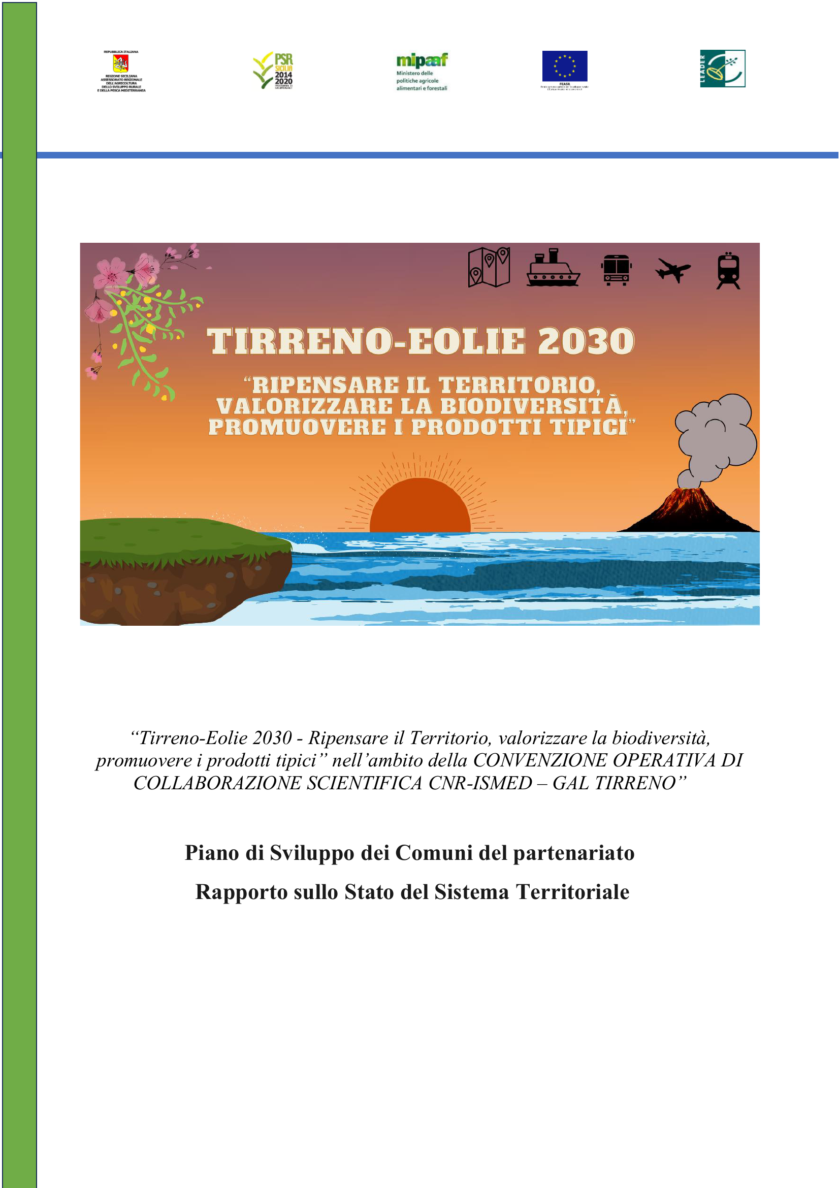 Copertina Rapporto sullo Stato del Sistema Territoriale